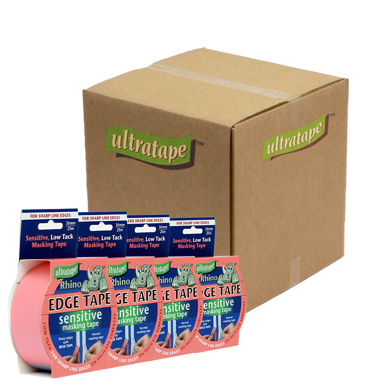 Ultratape Rhino Sensitive Low Tack Masking Tape- 36mm x 25m