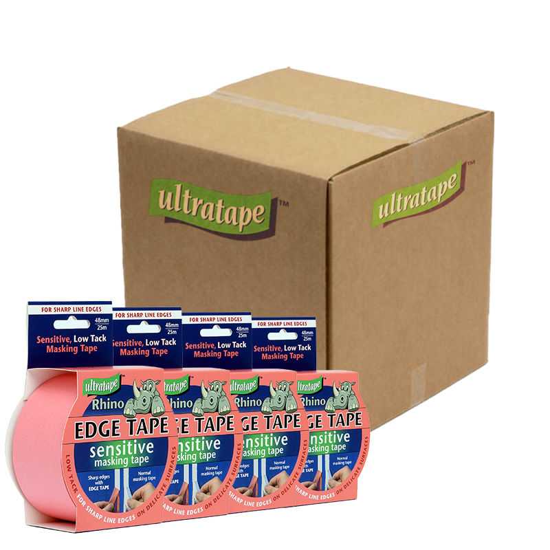 Ultratape Rhino Sensitive Low Tack Masking Tape- 48mm x 25m