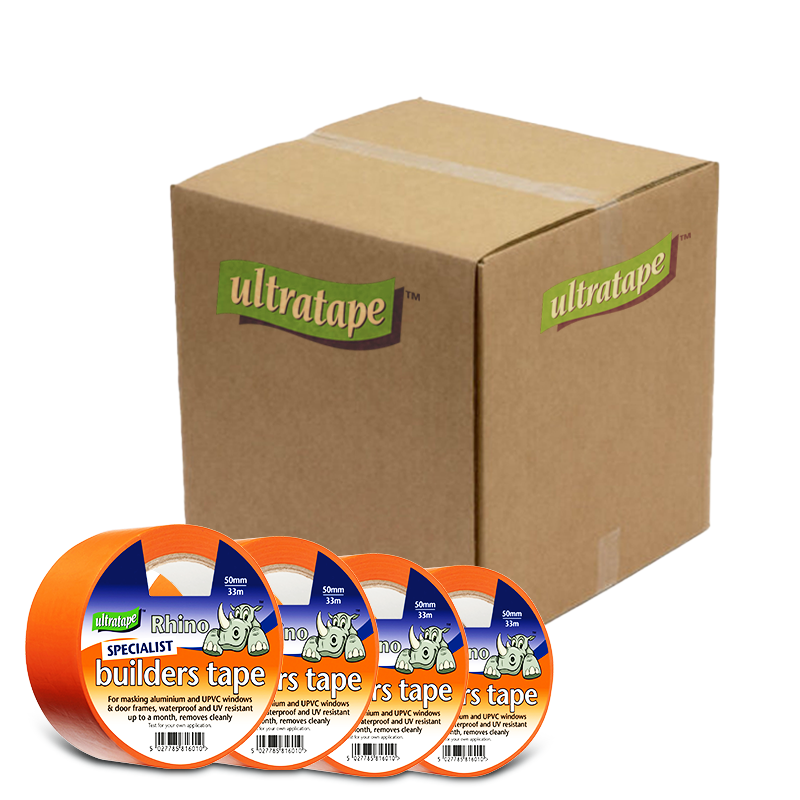 Ultratape UV Orange Builders Tape 50mm x 33m