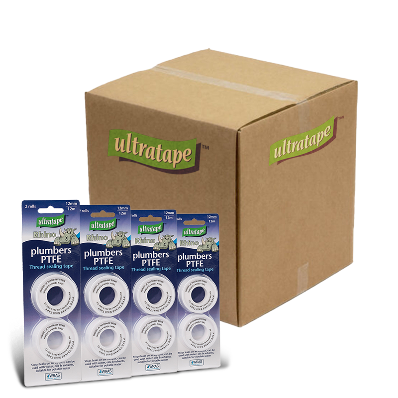 Ultratape PTFE Plumber's Thread Sealing Tape- 2PK