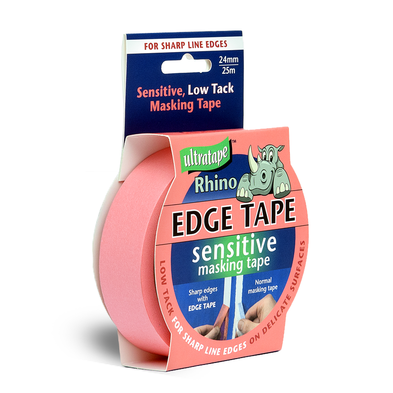 Ultratape Rhino Sensitive Low Tack Masking Tape- 24mm x 25m