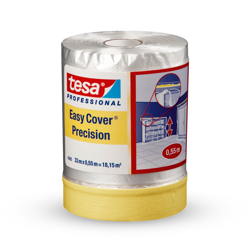 Tesa 4365 Easy Cover Precision Drop Masking Film- 550mm x 33m