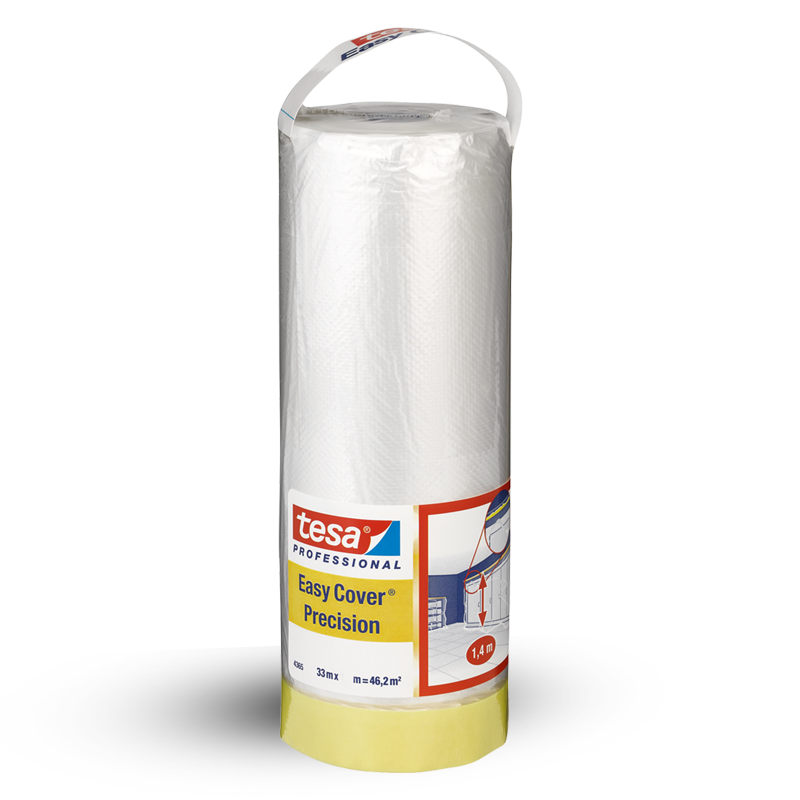 Tesa 4365 Easy Cover Precision Drop Masking Film- 1400mm x 33m