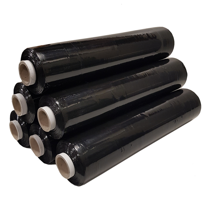 Black Pallet Shrink Wrap Roll 500mm x 250m (23 micron)