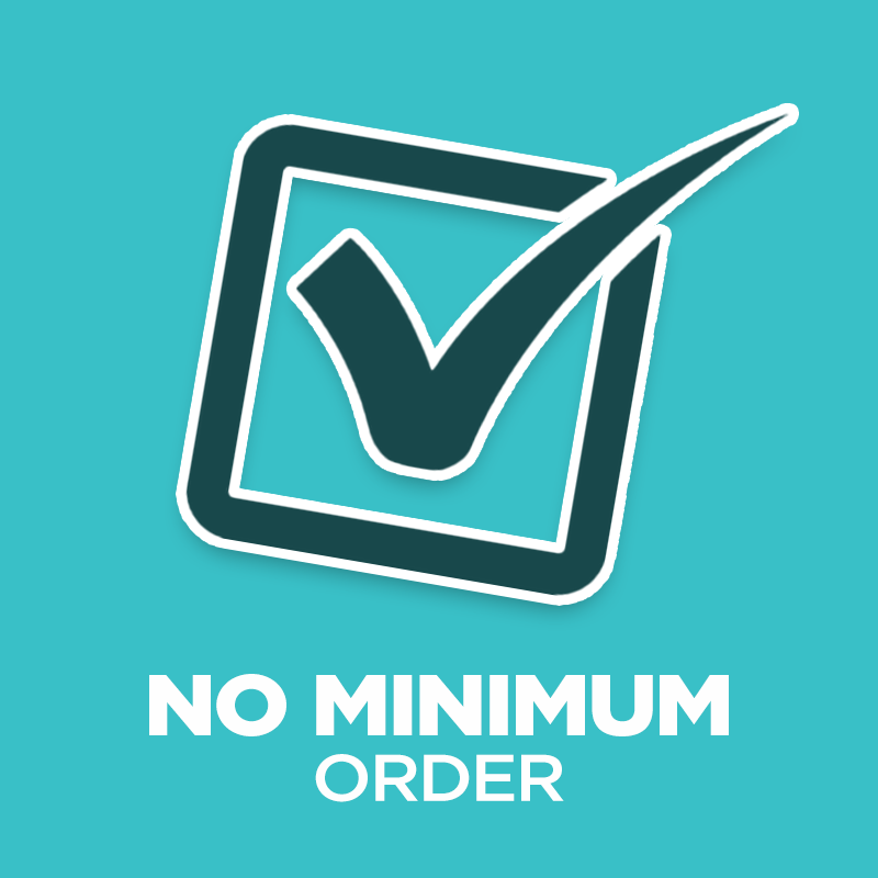 No Minimum order
