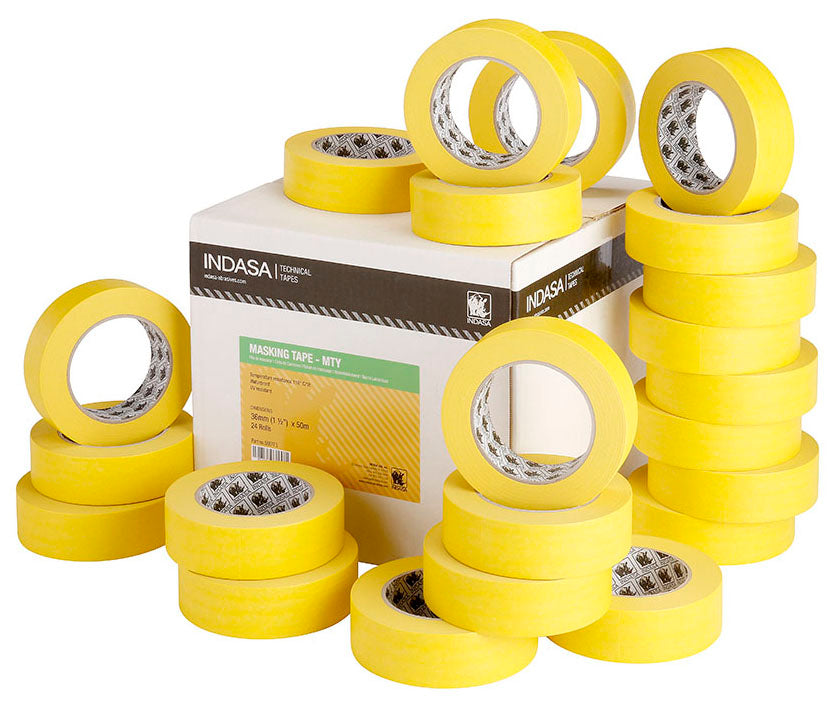 Indasa MTY Yellow Masking Tape UV Resistant- High Temperature