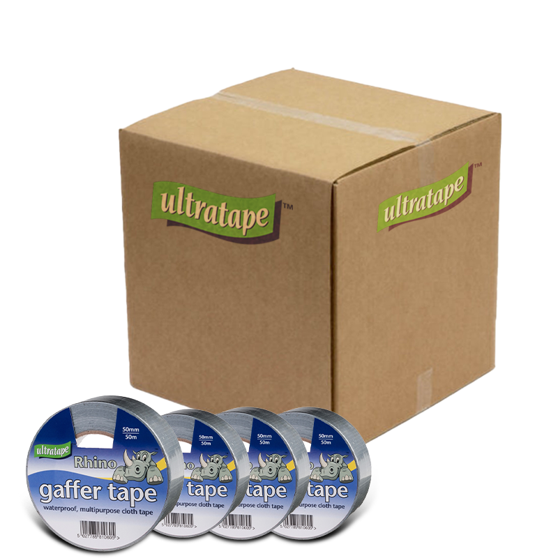 Ultratape Rhino Gaffer Multi-purpose Cloth Tape Silver 50mm x 50m