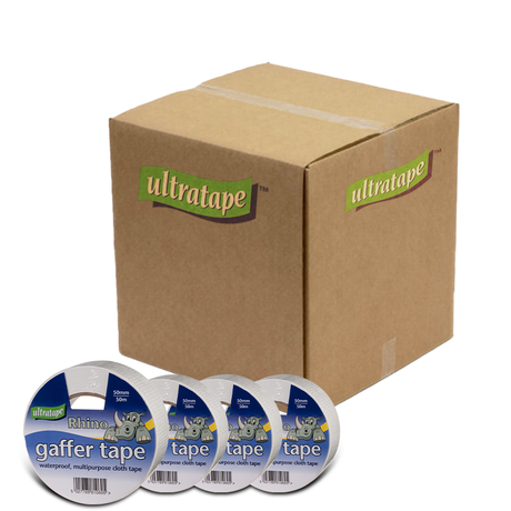 Ultratape Rhino Gaffer Multi-purpose Cloth Tape White 50mm x 50m