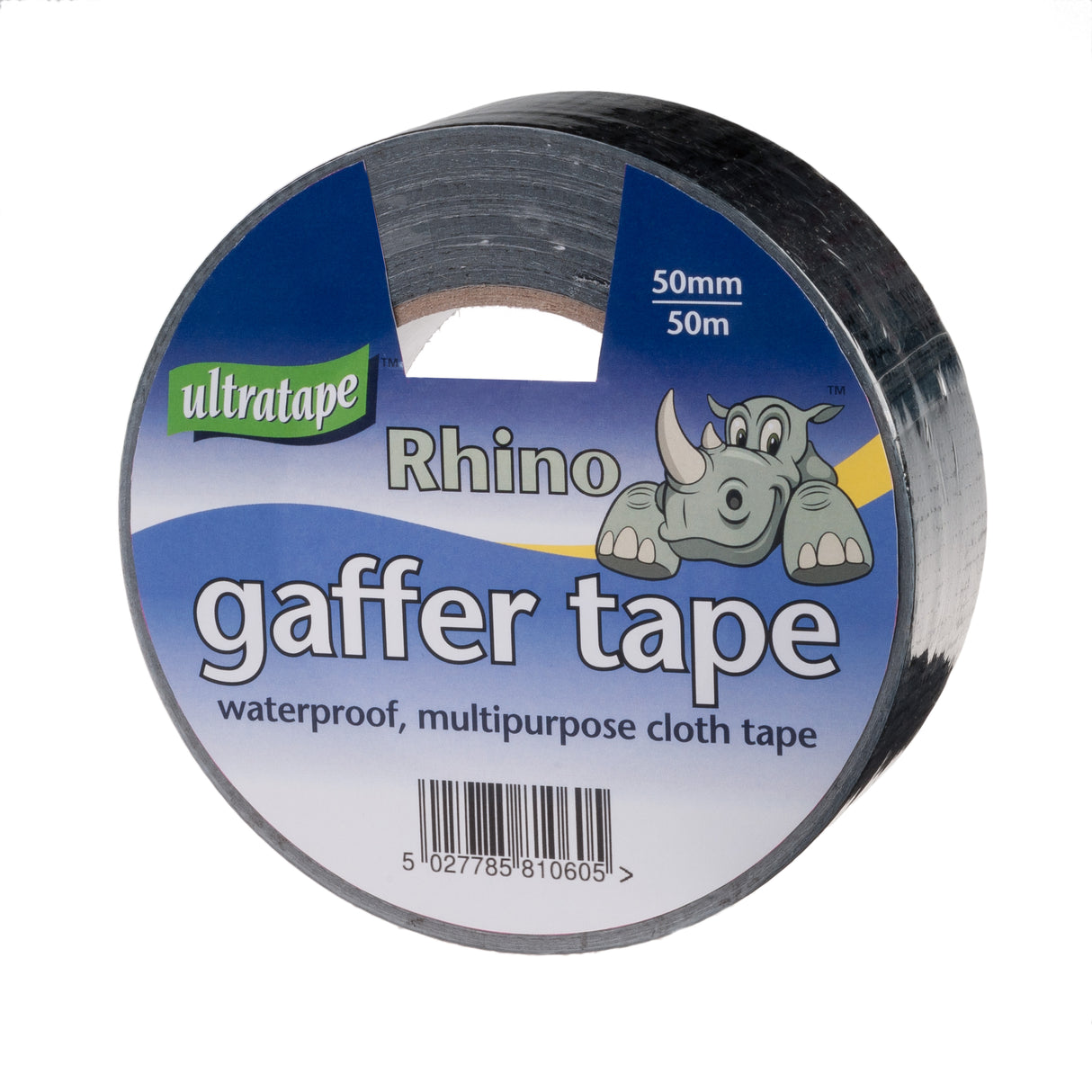 Ultratape Rhino Gaffer Multi-purpose Cloth Tape Black 50mm x 50m