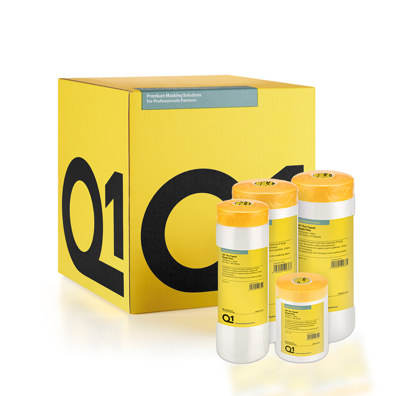 Pre-Taped Masking Film