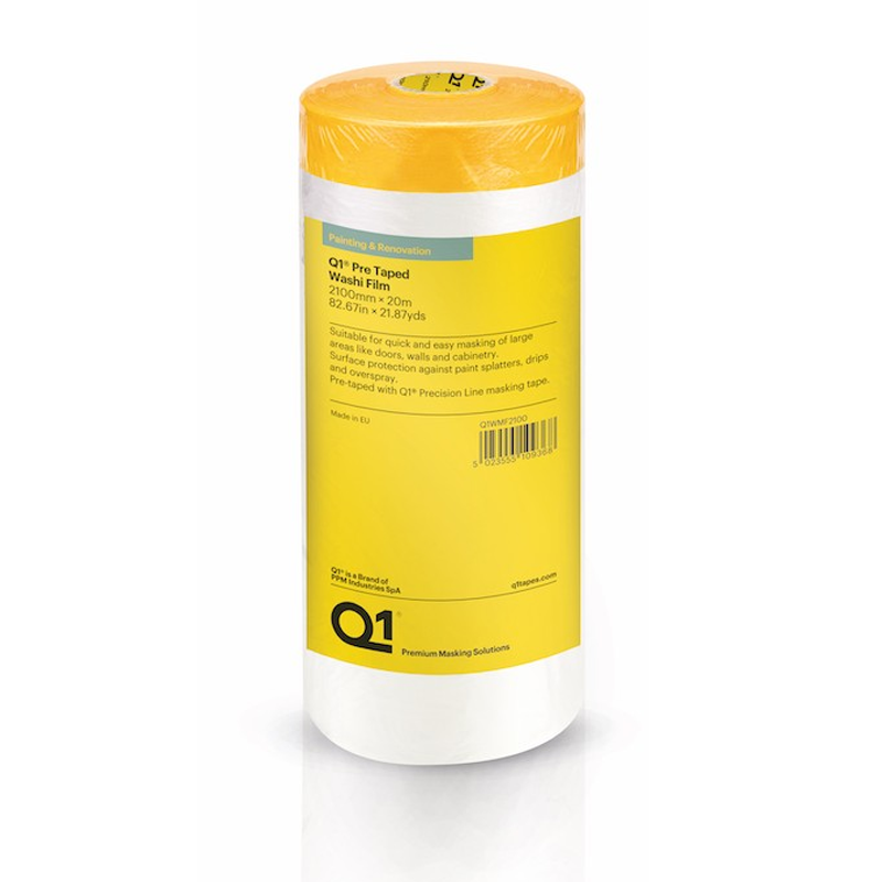 Pre-Taped Masking Film