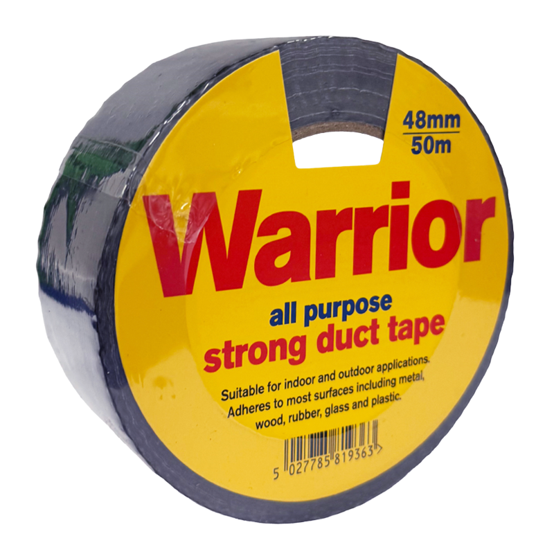 Warrior Gaffer Multi-purpose Cloth Tape Black 48mm x 50m