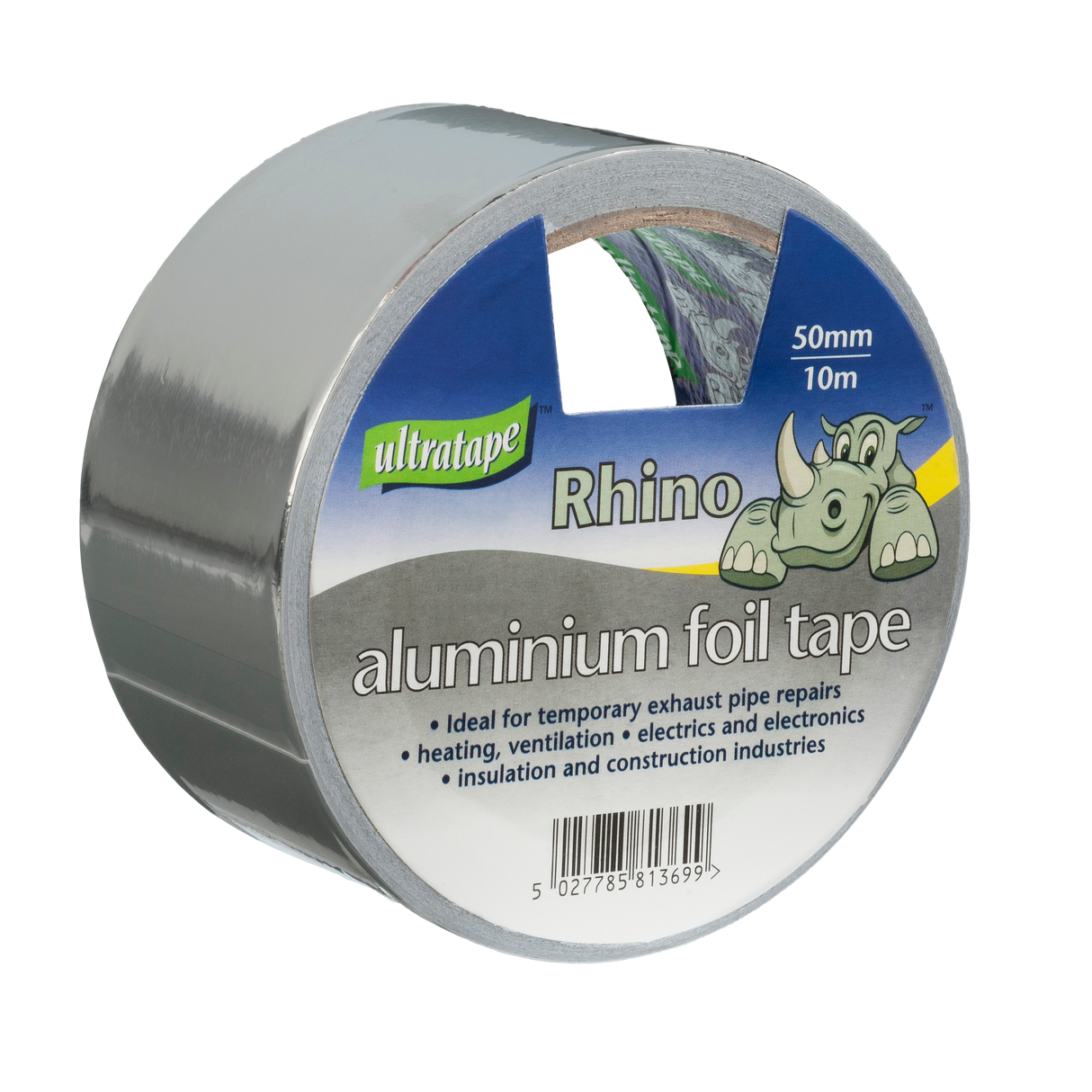 Ultratape Aluminium Foil Tape 50mm x 10m