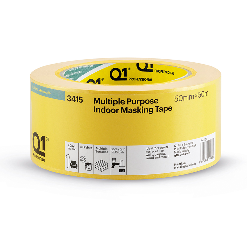 Q1 Multi-Purpose 3415 Masking Tape (2") 48mm x 50m