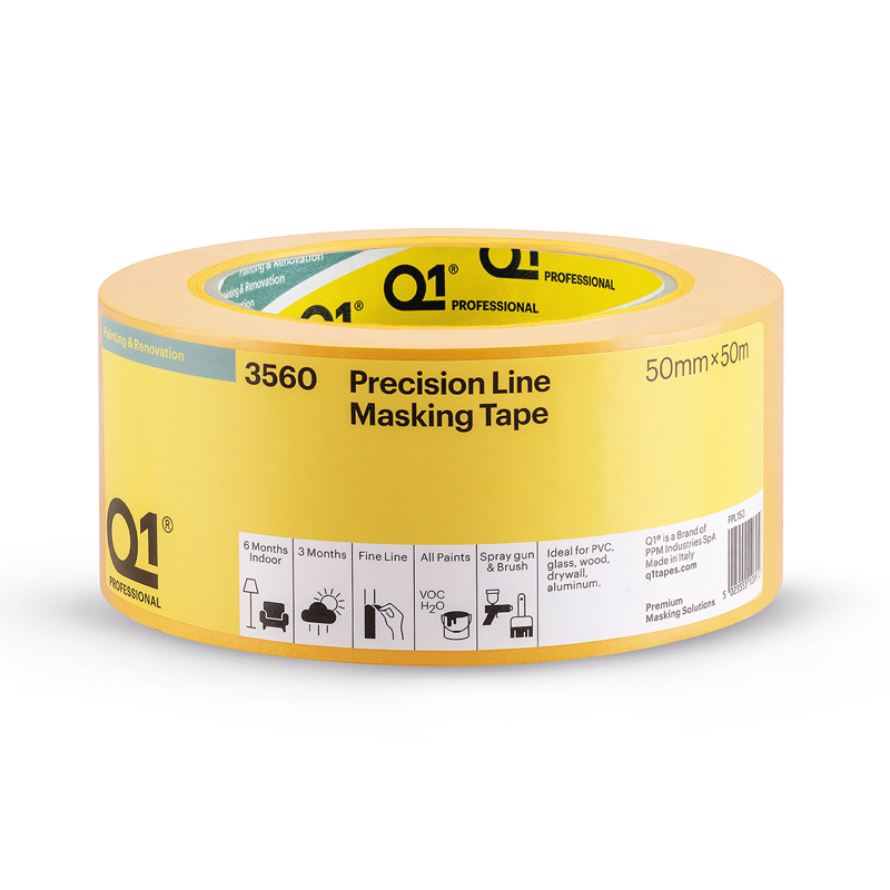 Q1 Precision Line 3560 Masking Tape (2") 50mm x 50m