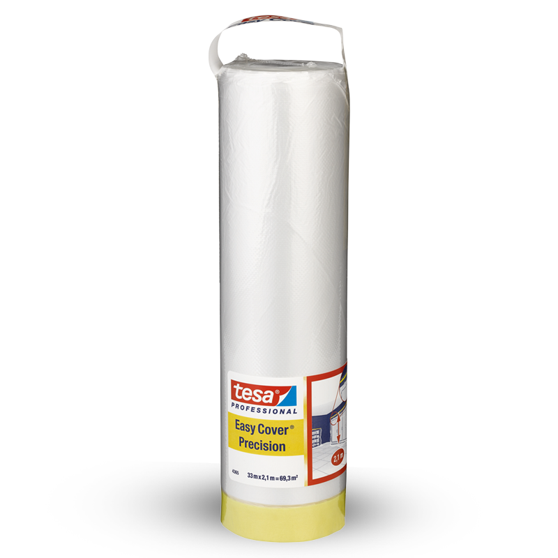 Tesa 4365 Easy Cover Precision Drop Masking Film- 2100mm x 33m
