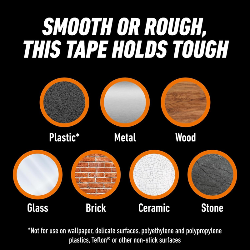 Gorilla Heavy Duty Crystal Clear Mounting Tape 25mm x 1.5m