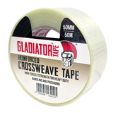 Gladiator Reinforced Cross Weave Packaging Tape 50mm x 50m