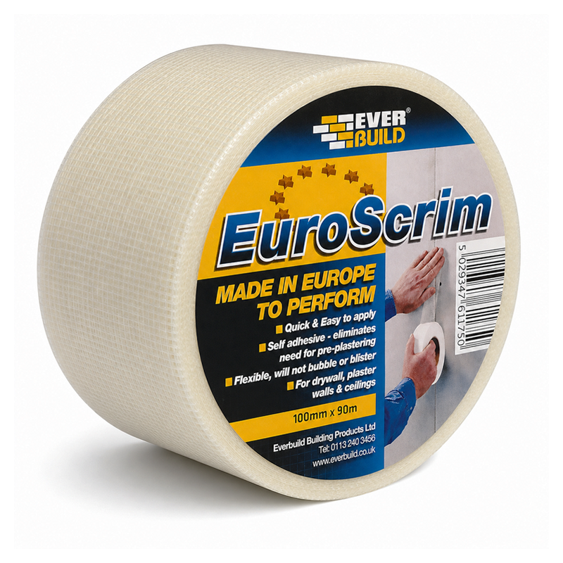 Everbuild Euro Scrim Plaster Board Tape 100mm x 90m