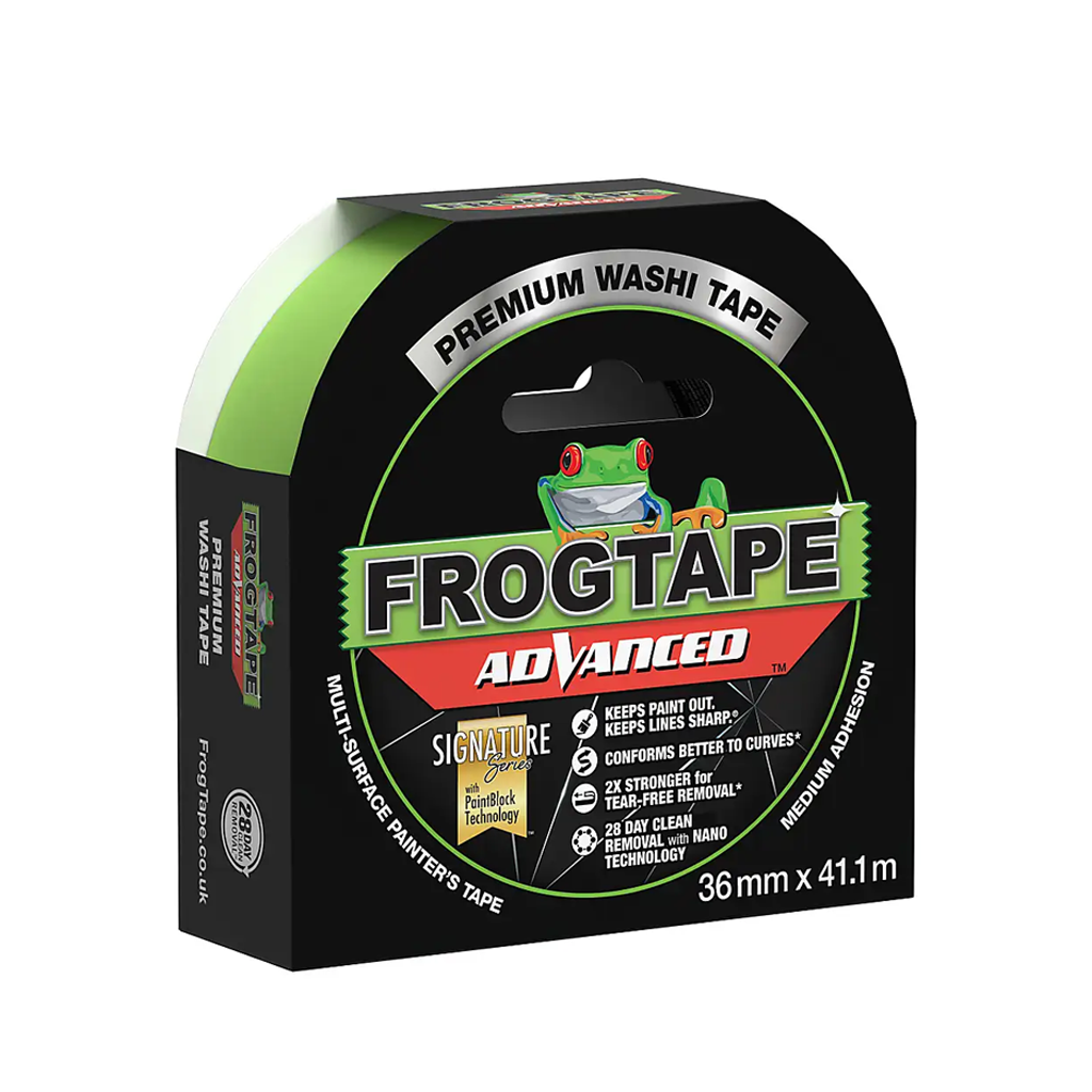 Frog Tape Advanced Premium Painter's Washi Tape 36mm x 41.1m