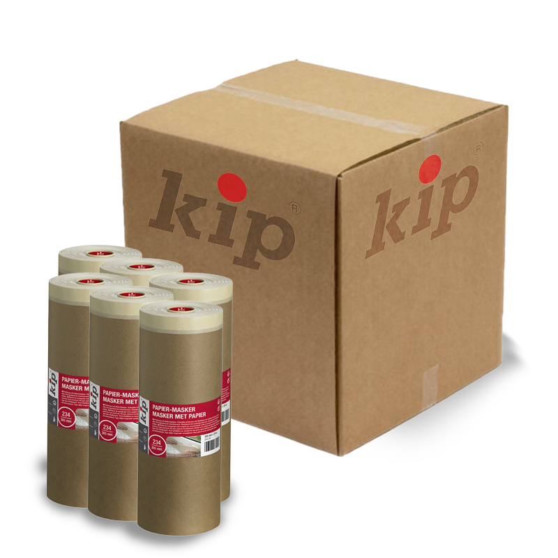 KIP 234 Masking-Tec Masking Paper Tape 300mm x 25m