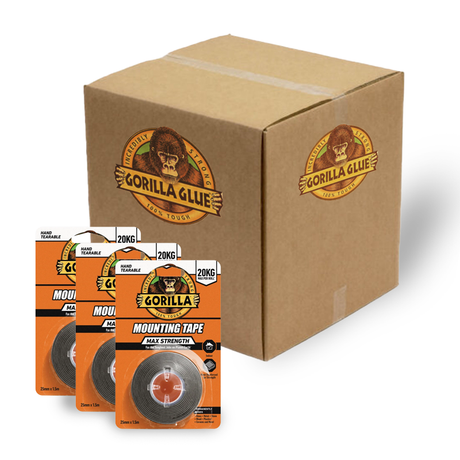 Gorilla Heavy Duty Mounting Tape 25mm x 1.5m MAX STRENGTH