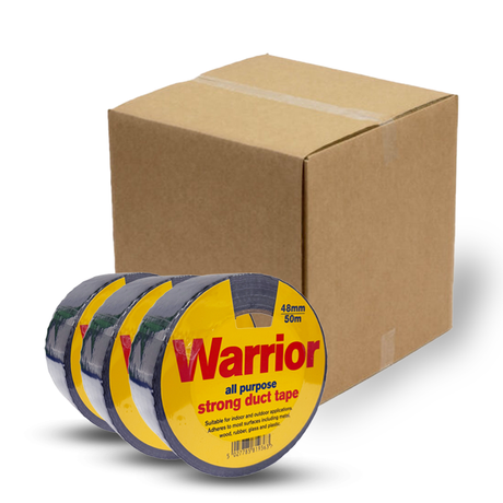 Warrior Gaffer Multi-purpose Cloth Tape Black 48mm x 50m
